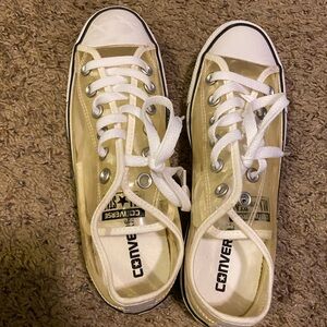 Clear Converse Sneakers